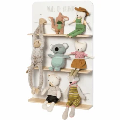 MUSTERKIND ® Estantería Para Peluches Picea Blanco/madera
