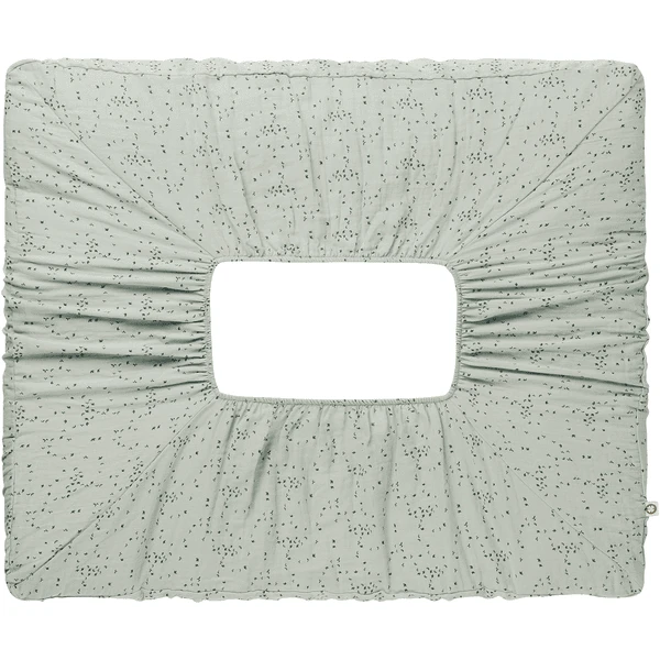 Noppies Funda Para Cambiador Botanical Muslin Puritan Gray - Imagen 4