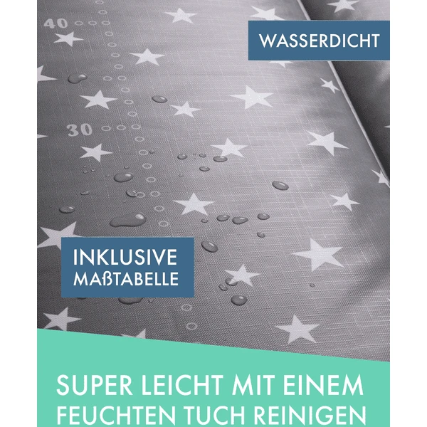 Pic Bear Cambiador 72x85cm Estrellas Gris Blanco - Imagen 2