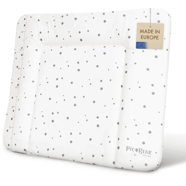 Pic Bear Cambiador 72x85cm Lunares Blanco Gris