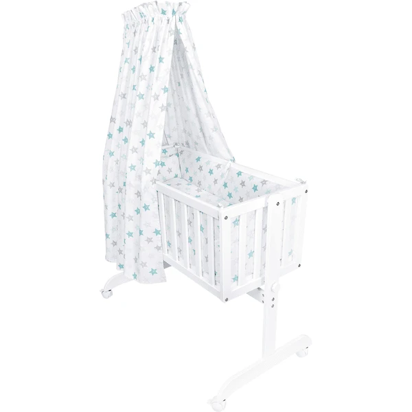 Pink Or Blue Conjunto De Cuna Completo LINDA Blanco - Imagen 5