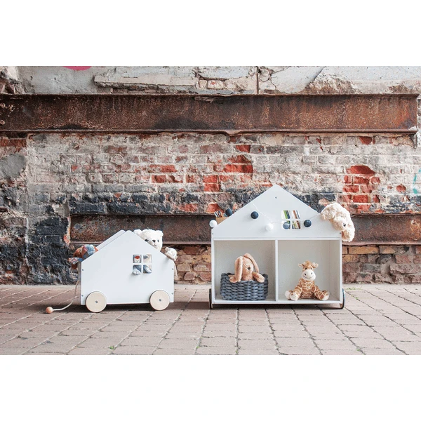 Pinolino Librería Infantil Con Ruedas Hus Blanco - Imagen 5