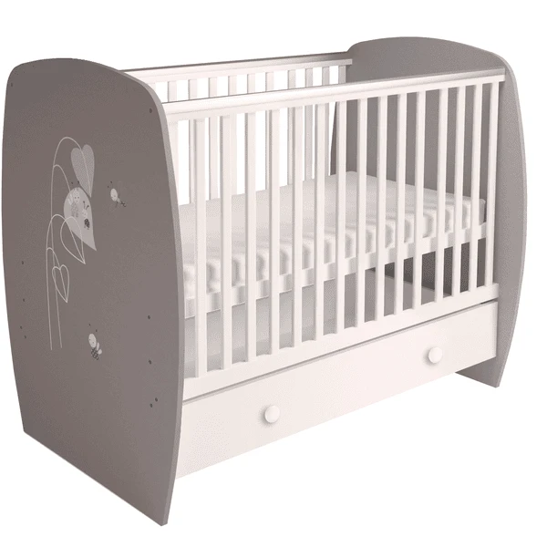 Polini Kids Cuna French 710 Amis Gris-blanco - Imagen 2