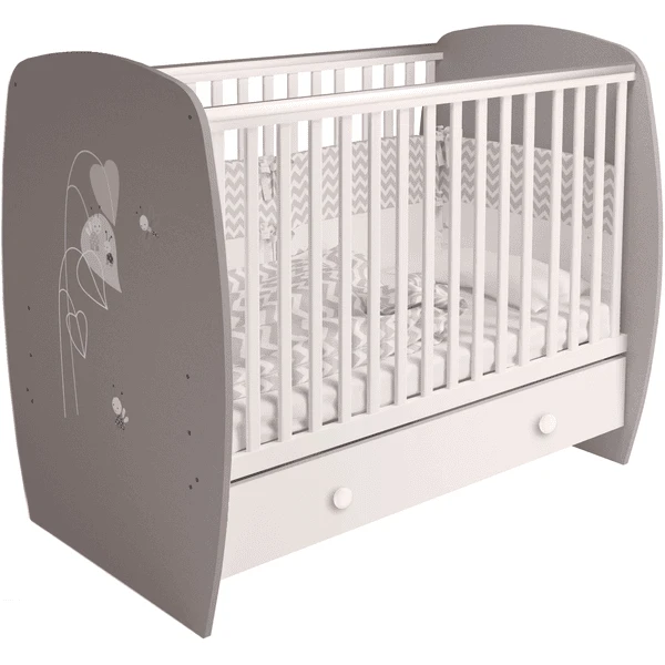Polini Kids Cuna French 710 Amis Gris-blanco - Imagen 5