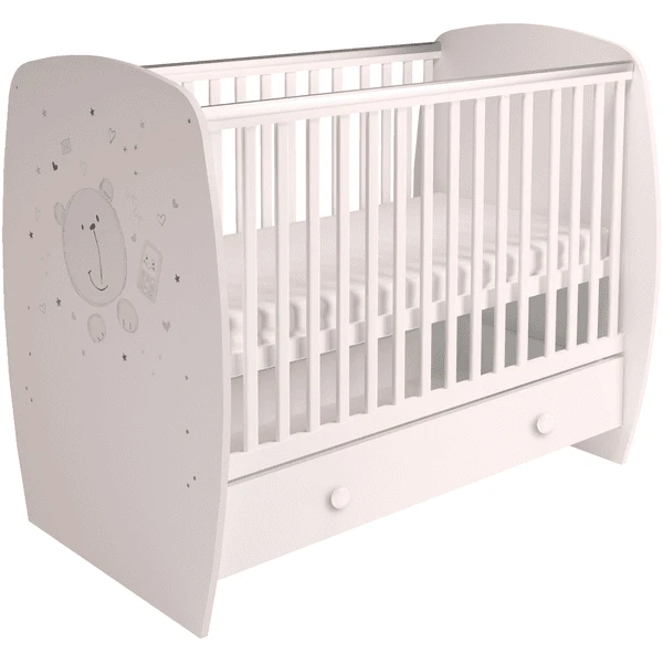 Polini Kids Cuna French 710 Teddy Blanco - Imagen 2