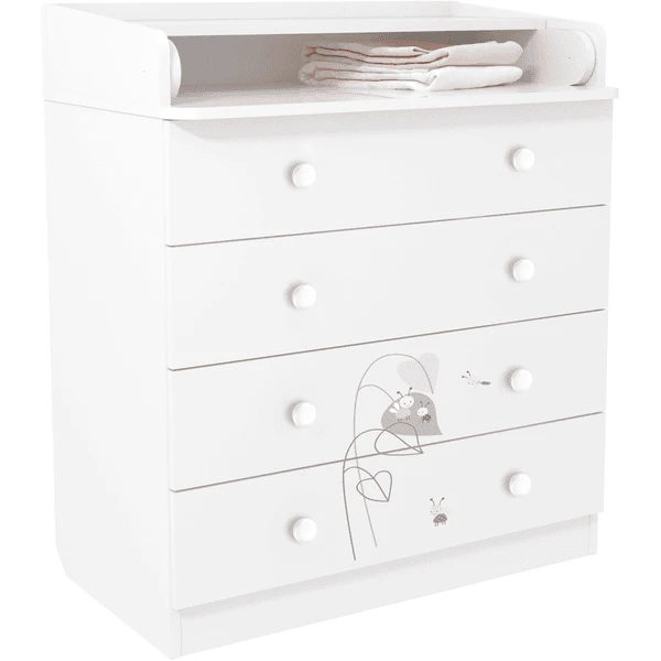 Polini Kids Mueble Cambiador French Amis 1580 Blanco - Imagen 2