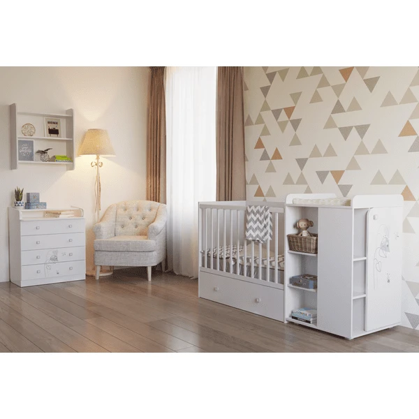 Polini Kids Mueble Cambiador French Amis 1580 Blanco - Imagen 3