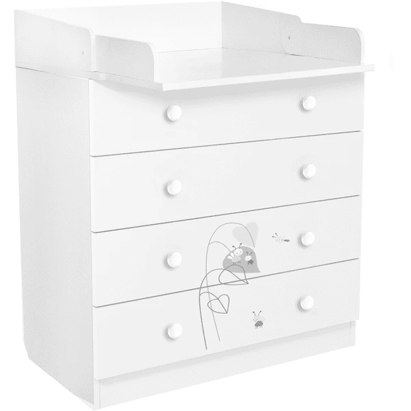 Polini Kids Mueble Cambiador French Amis 1580 Blanco - Imagen 4