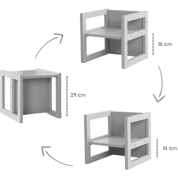 Roba Asiento Infantil 3 En 1 Gris - Imagen 2