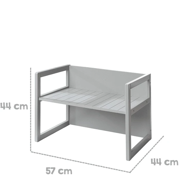 Roba Banco/mesa 2 En 1 Gris - Imagen 5