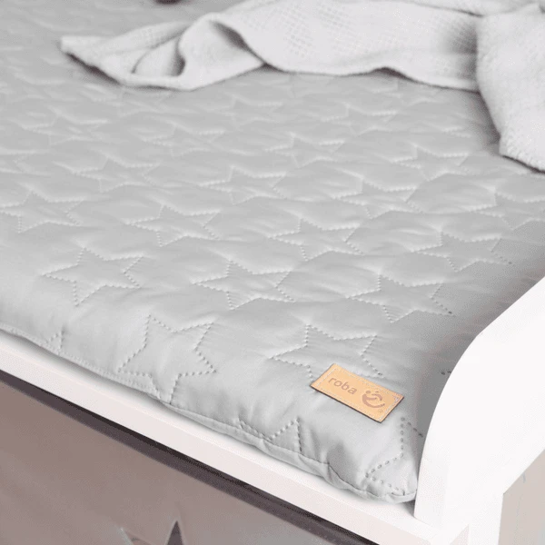 Roba Cambiador Suave Style Estrellas Gris Plata 85x75 - Imagen 3