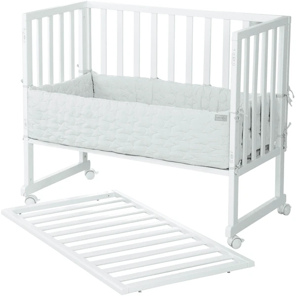 Roba Consolador Y Moisés 3en1 Con Barrera Frosty Green Estrellas - Imagen 3