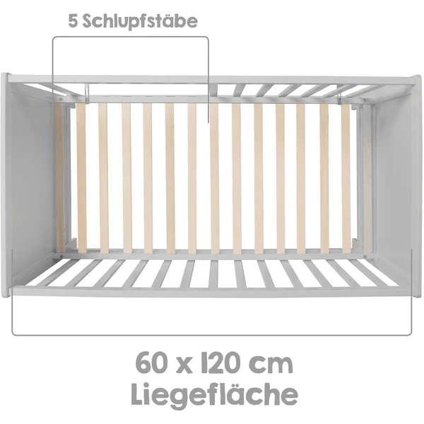 Roba Cuna Colecho Taupe 60 X 120 Cm - Imagen 3