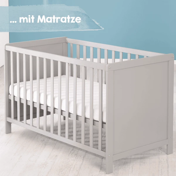 Roba Cuna Colecho Taupe 60 X 120 Cm Con Colchón - Imagen 5