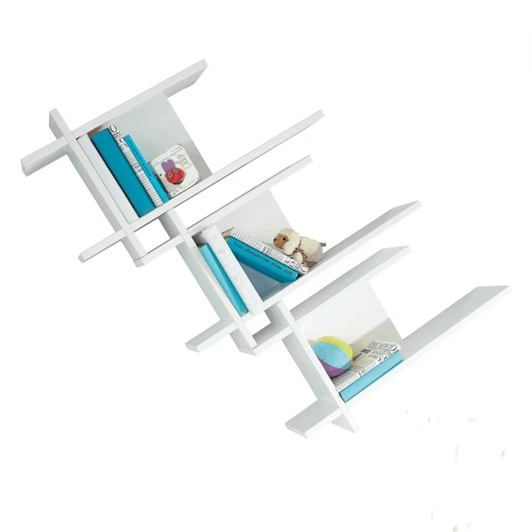 Roba Estantería De Pared Juego De 3 Nordic Blanco - Imagen 2