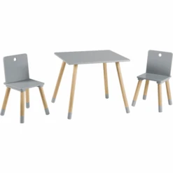 Roba Grupo De Asiento Infantil, Gris/naturaleza