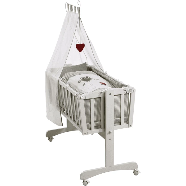 Roba Juego Cuna Mecedora Blanco Adam & Eule - Imagen 2