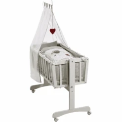 Roba Juego Cuna Mecedora Blanco Adam & Eule