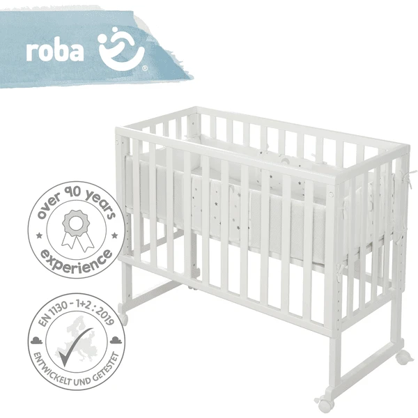 Roba Moisés Y Cuna Colecho 3en1 Con Barrera Encanto Estrella Gris Safe Asleep® - Imagen 3