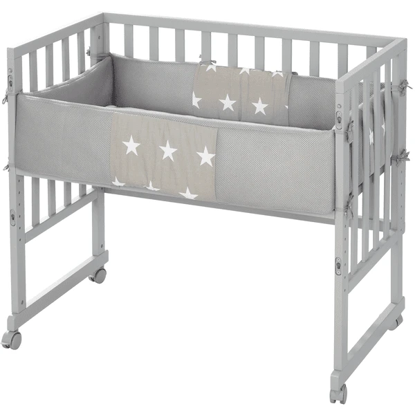 Roba Moisés Y Cuna Colecho Safe Asleep 3in1 Little Stars Con Barrera - Imagen 2