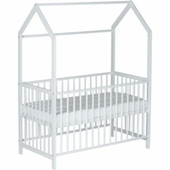 Schardt Cuna Casa Micky Lacado Blanco 60x120cm