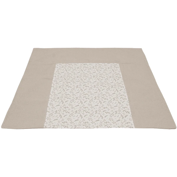 ULLENBOOM Funda Para Cambiador Waffle Floral Sand