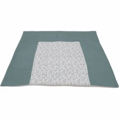 ULLENBOOM Funda Para Cambiador Waffle Floral Verde