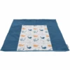 Ullenboom Funda Para Cambiador Waffle Pique Motivo Ballenas Azules 75 X 85 Cm