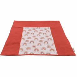 Ullenboom Funda Para Cambiador Waffle Pique Motivo óxido Arco Iris 75 X 85 Cm