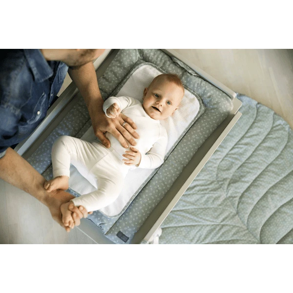 VINTER& BLOOM Cambiador Nordic Hoja GOTS Suave Green - Imagen 2