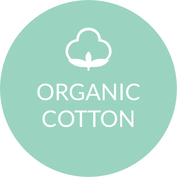 VINTER& BLOOM Cambiador Nordic Hoja GOTS Suave Green - Imagen 3