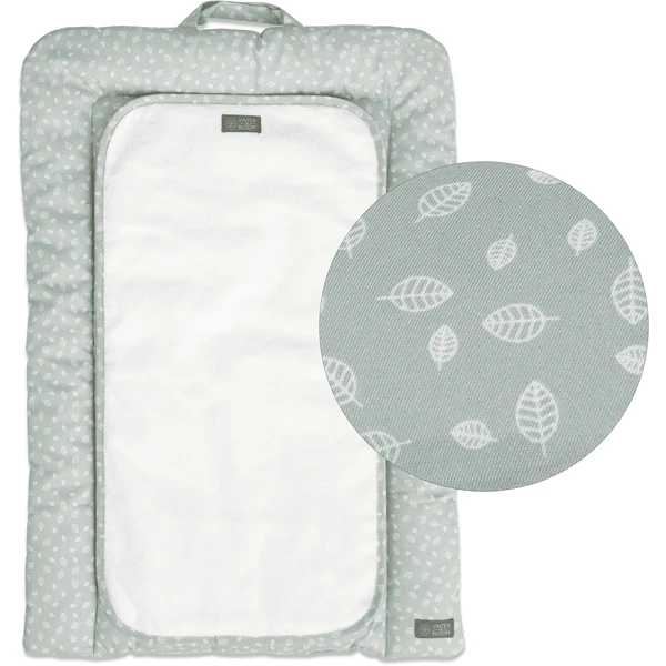 VINTER& BLOOM Cambiador Nordic Hoja GOTS Suave Green - Imagen 5